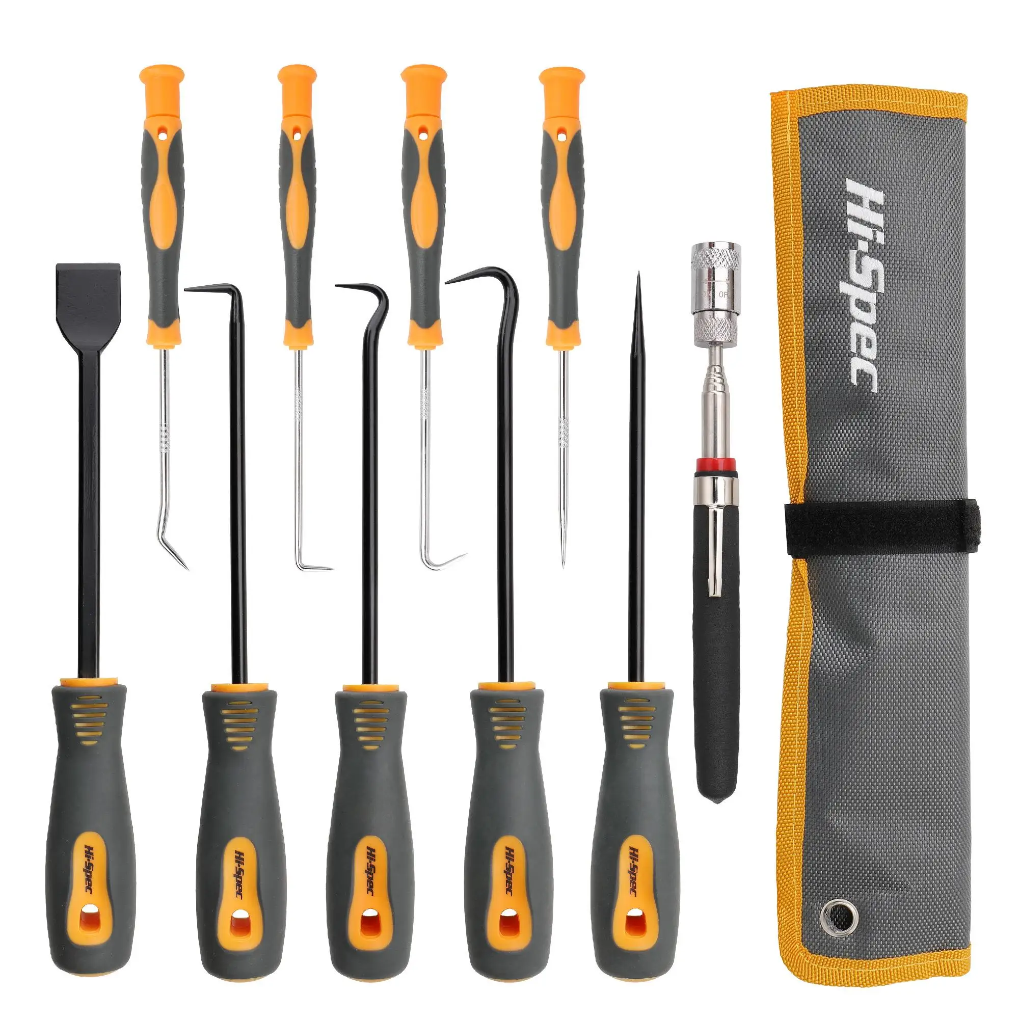 Hi-Spec 10pcs/ Set Car Pick And Hook Auto Remover Tool Automotive O Ring Oil Seal Gasket Puller Craft Hand | Инструменты