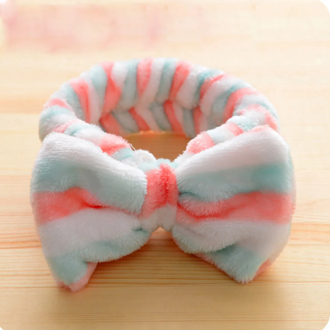 hair clips for women Big Rabbit Ears Coral Fleece Soft Elastic Hairbands SPA Bath Shower Make Up Wash Face headband Hair Band Girls Hair Accessories crocodile hair clips Hair Accessories