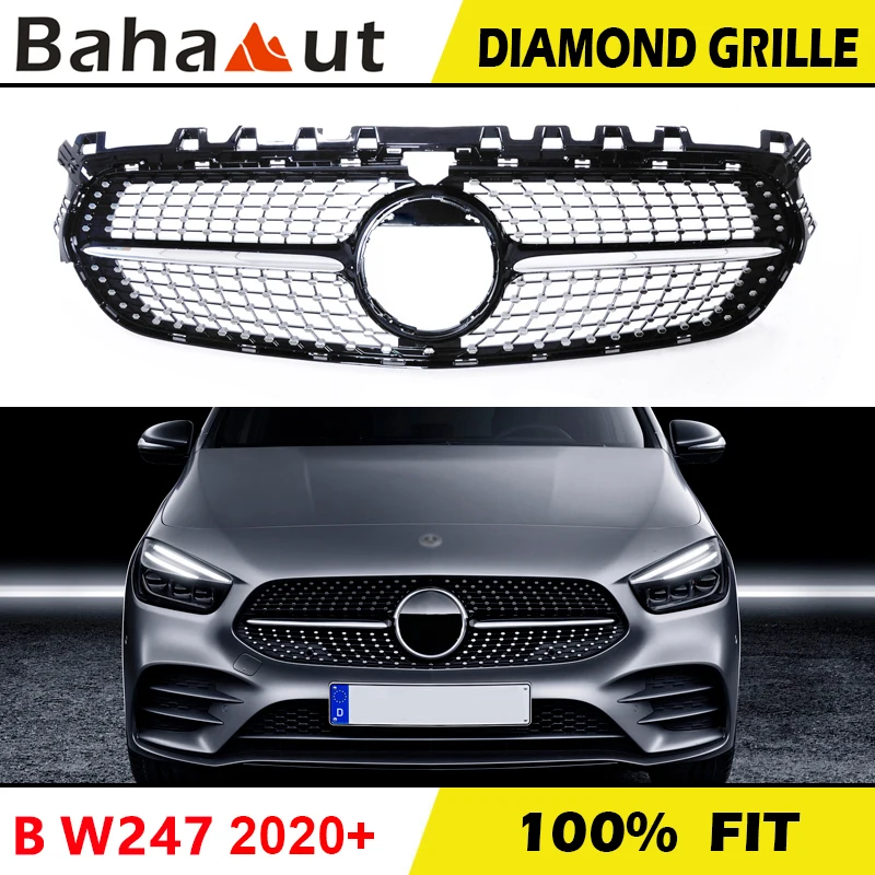 Передняя решетка радиатора One Bar diamond для автомобилей гоночный решетчатый чехол