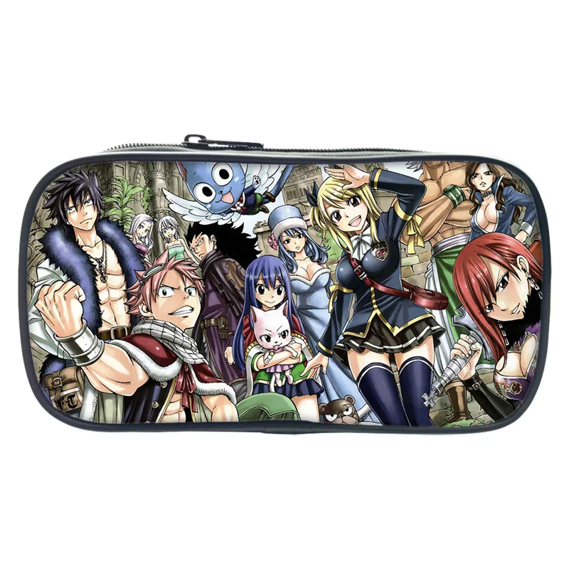 Fairy Tail ручка сумка для учеников, мальчиков и девочек модные милые карандаш высокого качества для подростков держатель для карандашей - Цвет: 10
