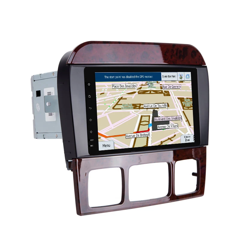 Top NAVITOPIA 8inch 4G RAM 64G ROM Octa Core Android 9.0 Car GPS Navigation For Benz S W220 (1998 1999 2000 2001 2002 2003-2005) 8