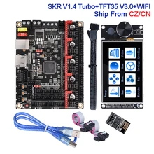 Bigtreetech skr v1.4 turbo tft35 v3.0 módulo wi fi kit de tela toque peças da impressora 3d placa cr10 ender3 atualização apto tmc2209 uart