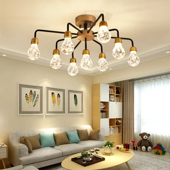 

Modern LED E27 Pendant Lights Glass Lamp Luminaire Vintage loft Pendant Lamp Glass Lampshade Hang lamp Light For Bar Restaurant