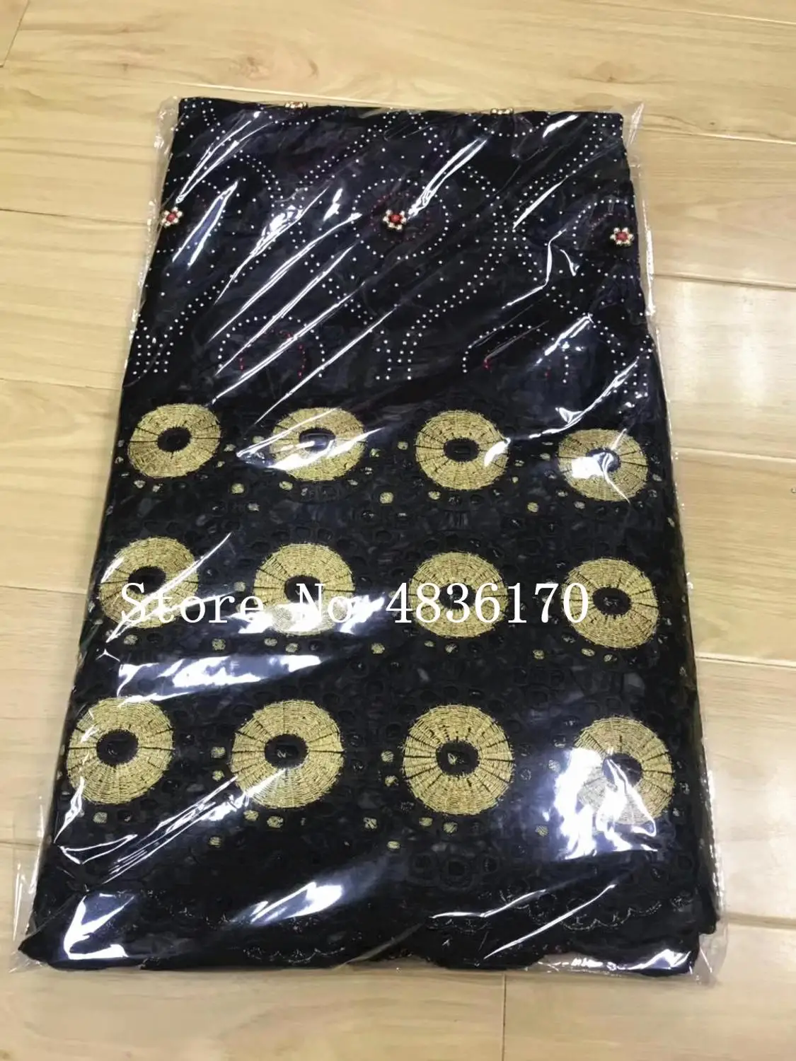 Bazin riche getzner nouveau Черная кружевная ткань с бисером высококачественное Африканское парчовое полотно с камнями для вечерние 5+ 2 ярдов/партия