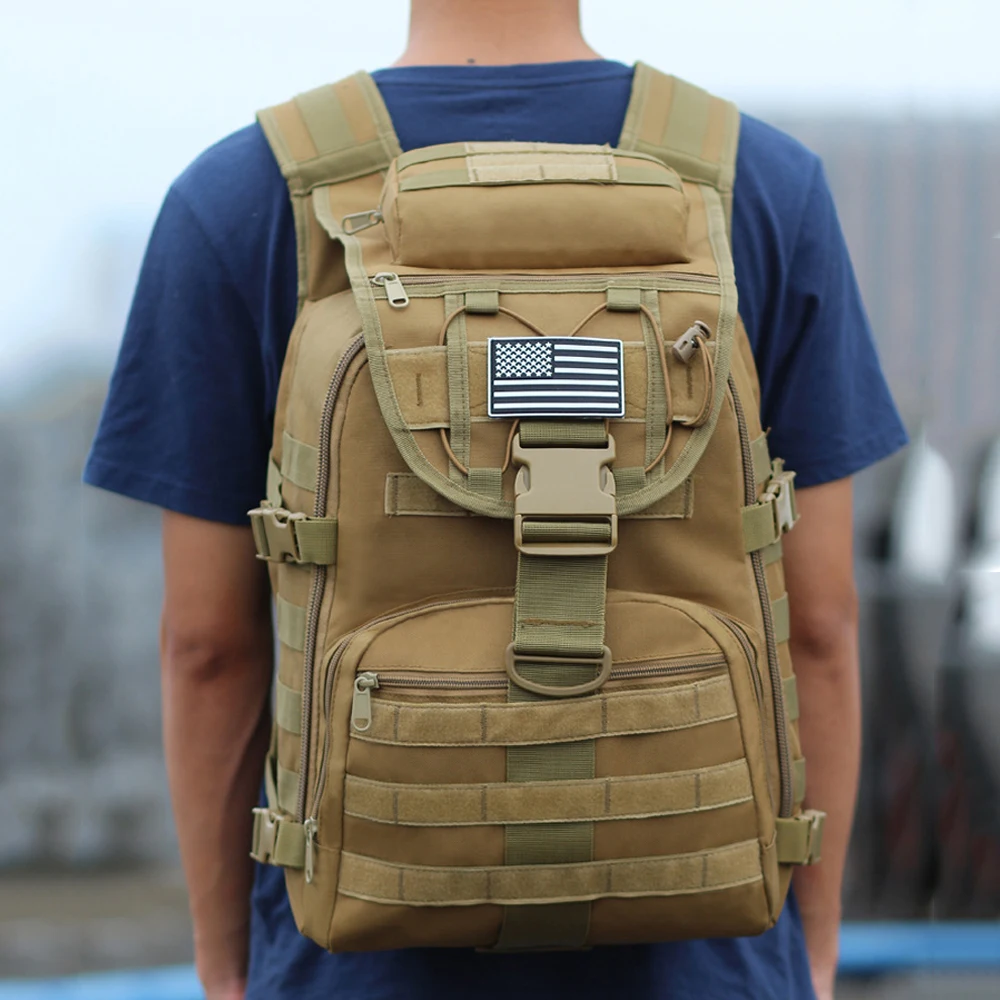 Тактический охотничий рюкзак, компьютерный рюкзак, военный армейский уличный походный рюкзак, мужской походный спортивный рюкзак, рюкзак для альпинизма