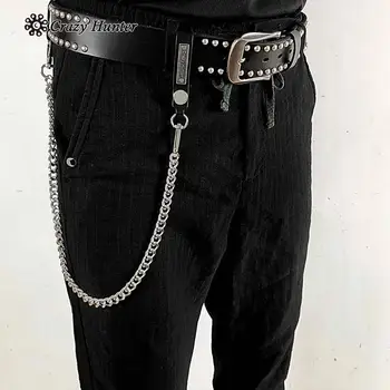 

Leather Strap Metal Biker Wallet Chain Awesome Nice keychain