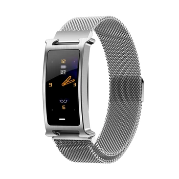 

Bakeey F8 Milanese Strap Metal Boday Heart Rate Physiological Cycle Monitor Reminder Fashion Health Smartwatch Band Wristband