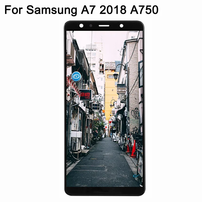 A750 сенсорный ЖК-экран для samsung Galaxy A7 A750F A750F A750FN ЖК-дисплей сенсорный сенсор стекло дигитайзер панель сборка