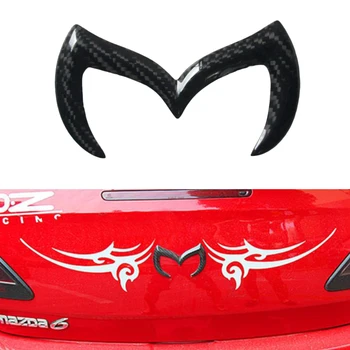 

3D Carbon Fiber Bat Batman M Logo Emblem Car Door Rear Trunk Badge Sticker Decal for Mazda 2 3 5 6 CX-3 CX-5 CX-9 Car Styling