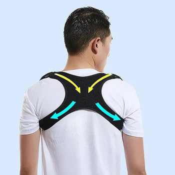 

Back Support Corrector Belt Shoulder Bandage Corset Back Orthopedic Spine Posture Corrector Pain Relief Sports Safety Back