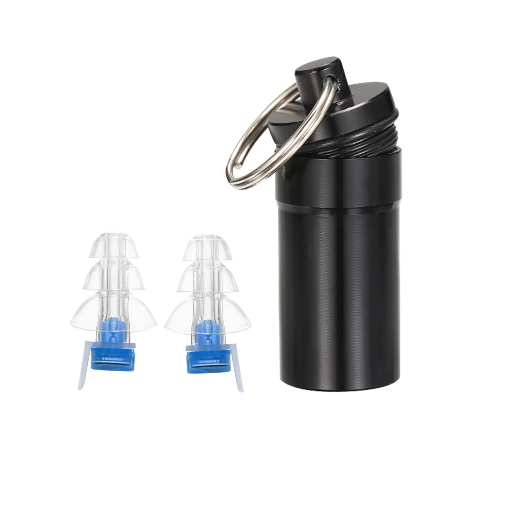 

1 Pair Noise Cancelling Ear Plugs for Sleeping High Fidelity Silicone Earplugs Musicians Hearing Protection with Sound Reduction