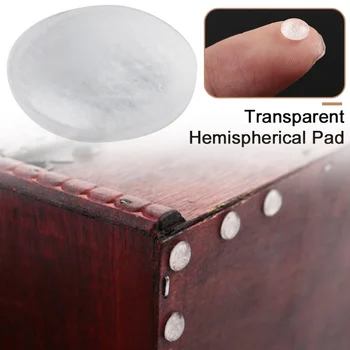 

Durable Rubber Bumper Damper Hemispherical Shape Shock Absorber Cupboard Self Adhesive Furniture Legs Silicone Feet Pads 6*2mm