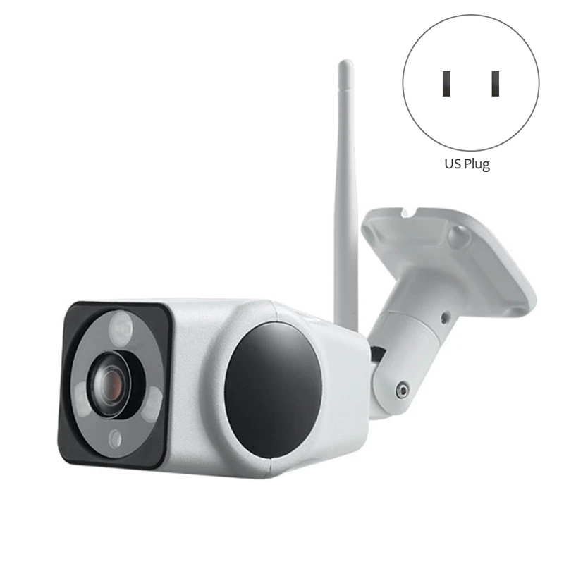 MOOL IP Camera Wireless Outdoor Waterproof Closed Circuit Network Camera Infrared Camera US Plug