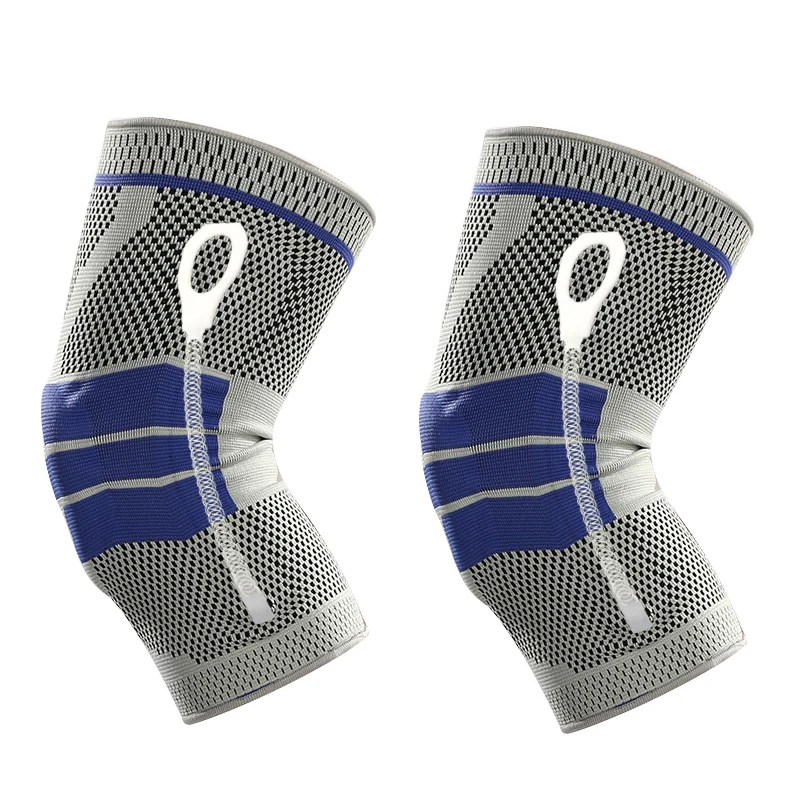 

New Style Patchwork Knee Brace Support Sports Nylon Sleeve Pad Compression Sport Pads Running Basket Elbow Knee Pads