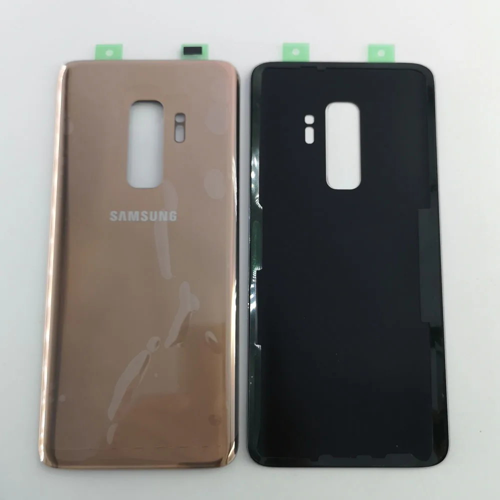 Samsung s9plus задняя крышка батарейного отсека 3D стеклянный корпус крышка для samsung Galaxy S9 Plus G965F S9+ задняя дверь+ клейкая наклейка