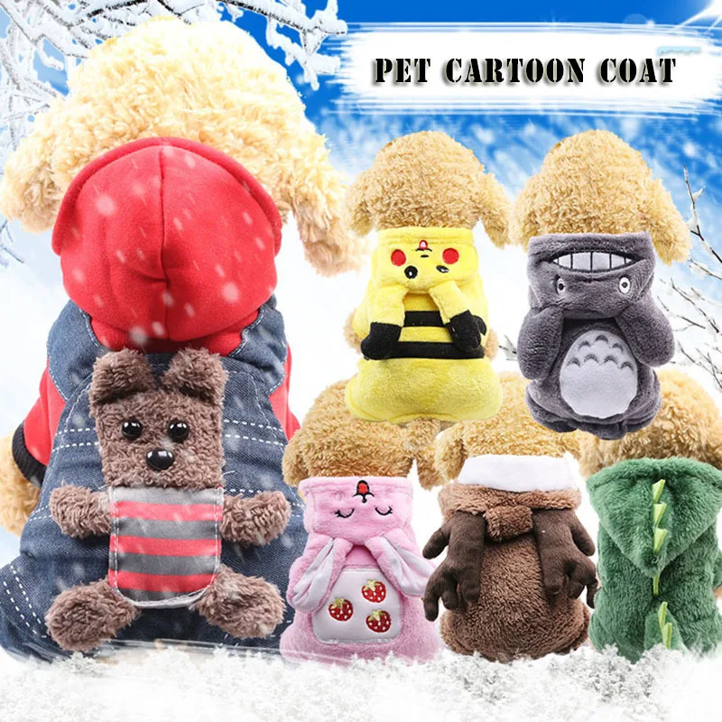 

KIMHOME MASCOTAS Ropa Para Perros PequeÃ±os de AlgodÃ³n Abrigo de Invierno Cartoo Cosplay Mascota perro de Disfraces de Halloween