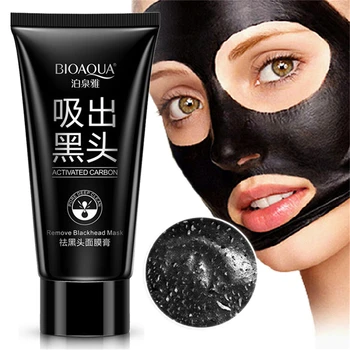 

Bamboo Charcoal New Suction Face Deep Cleansing Black Mud Mask Blackhead Remover Peel-Off Mask Easy to Pull Out Blackheads
