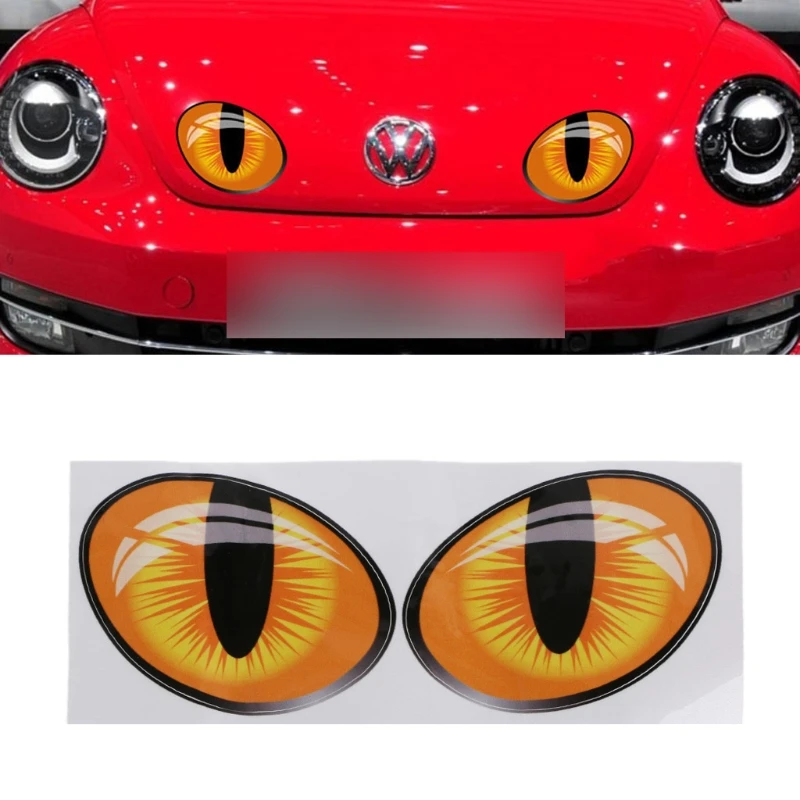 

3D Funny Car Mirror Stickers Truck Window Decal Reflective Sticker Decals