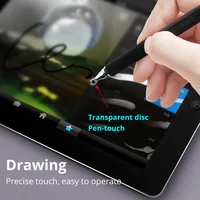 Uniwersalny długopis Stylus 2 w 1 do telefonu Tablet dotykowy pióro rysunek ekran pojemnościowy Caneta ołówek do smartfona Smart Android długopisy 5