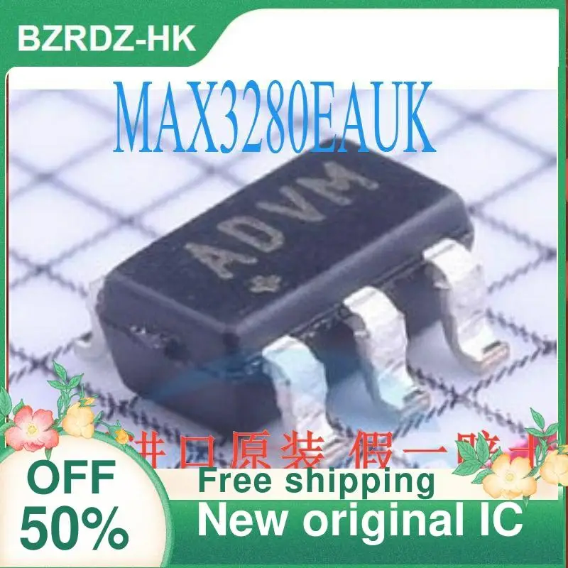 

2-10PCS/lot MAX3280EAUK+T SOT23-5 ADVM New original IC