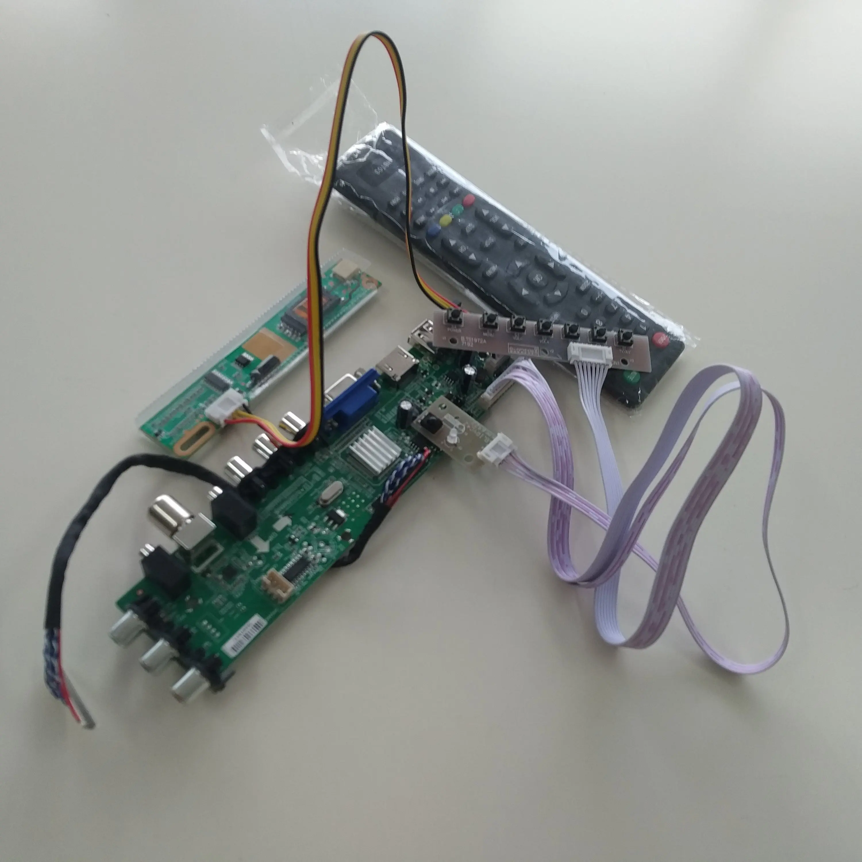 Комплект для LTN160AT01 16," 1366X768 плата контроллера 30pin USB AV Цифровой HDMI lcd ТВ Панель VGA 1 CCFL DVB-T DVB-C