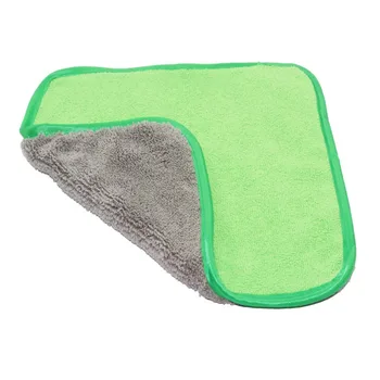 

42*37cm Soft Coral Velvet Towel Super Absorbent Car Wash Microfiber Towel Car Washing Cleaning Cloth Thick Car Care Plush Cloth