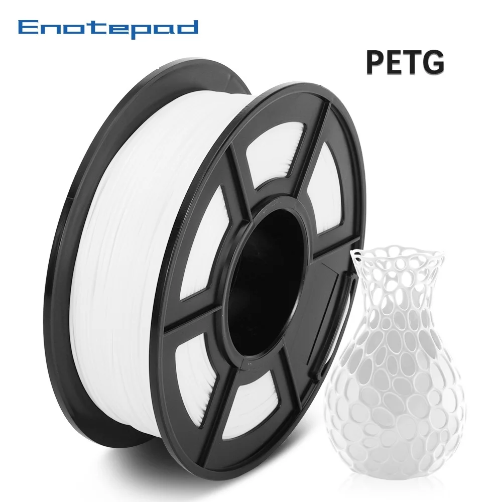 Enotepad PETG 3D Printer Filament 1 75mm 1KG 2 2lbs Spool defferent material 3D Printer Refill