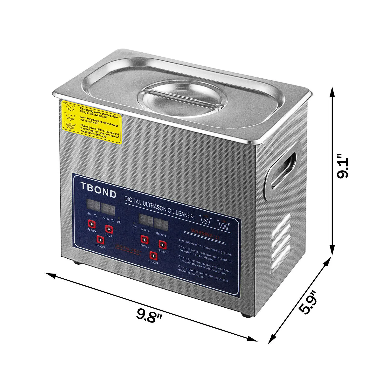 3L-30L Digital Timer Ultrasound Jewelry Glasses Watch Cleaning Lave-Dishes Washing Machine Dishwasher CE ROHS