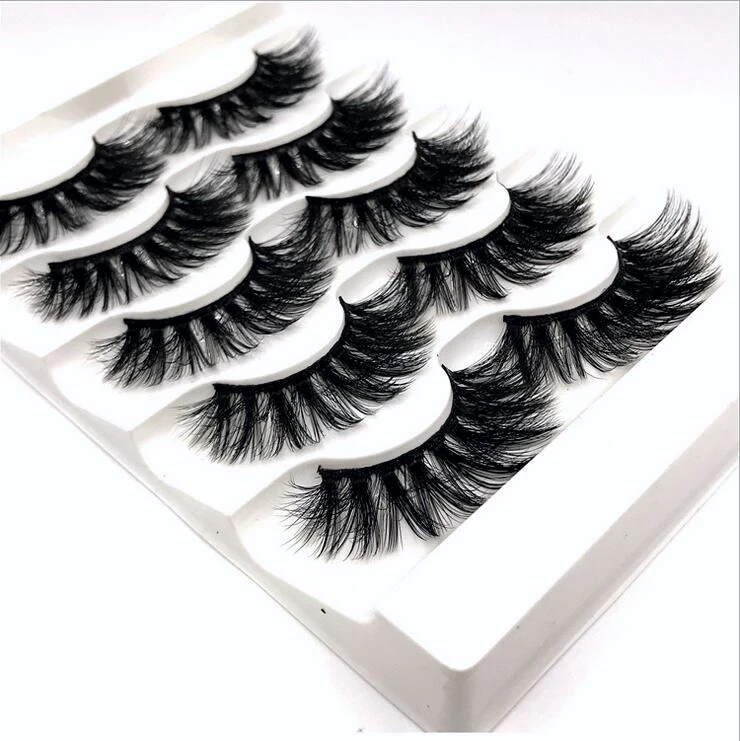 

HBZTLAD 5pairs natural false eyelashes fake lashes long makeup 3d mink lashes eyelash extension mink eyelashes for beauty