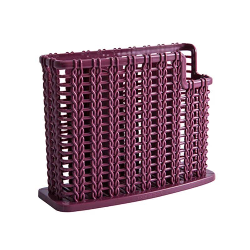 Kitchen Chopsticks Drain Rack Tableware Storage Box Household Multi-Purpose Holder Organizer Purple | Дом и сад