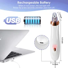 Черная головка для ухода за кожей лица глубокие поры, акне Удаление прыщей вакуумное Очищение лица алмазный инструмент красоты дропшиппинг Цена со скидкой