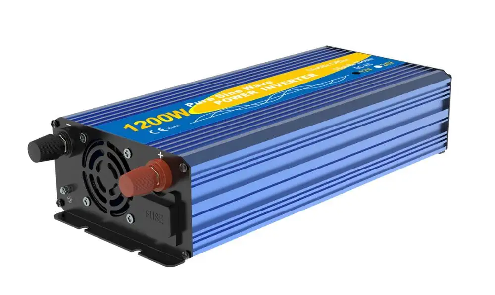 

1200w/Peak 2500w Car Power Inverter Pure Sine Wave Converter Generator DC12v to AC230v 50Hz Ship From Moscow