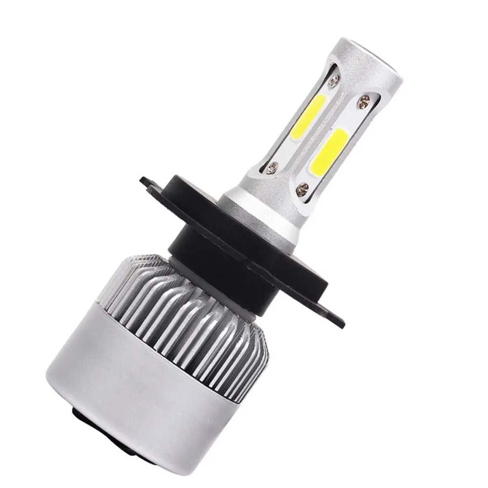 Vehemo S2 H4/HB2/9003 6500K светодиодный фонарь для автомобильных фар Светодиодный противотуманный фонарь для Авто освещения в сборе высокой мощности