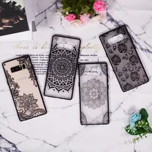 3D кружевной чехол для samsung S6 S7 край S8 S9 Plus Note 8 9 чехол с цветком розы на Galaxy A6 A8 плюс чехол для Galaxy A3 A5 A7