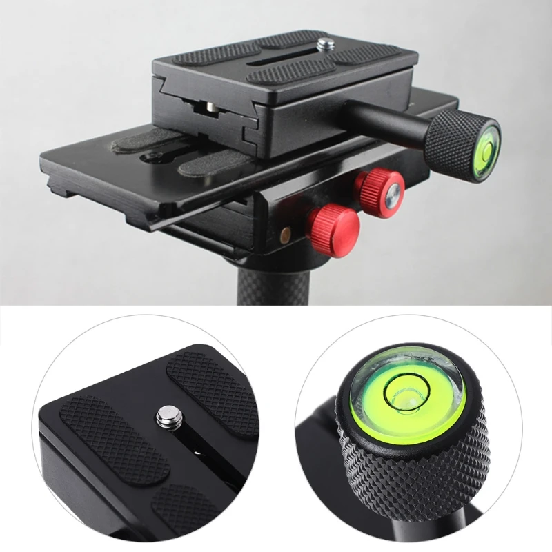 

K80 Universal Arca SWISS Clamp & QR Quick Release Plate Support Mount Base for Slide Camera DSLR Monpod Tripod Ball Head