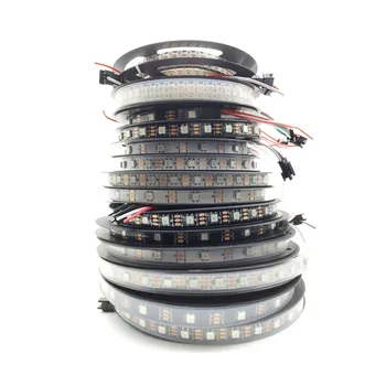 

WS2812B WS2812 RGB Led Light Strips Waterproof Individually Addressable Smart RGB Led Light For Home Decoration Christmas