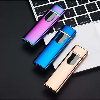 

Vibrato Social Popular Charging lighter smart Windproof Electric cigarette lighter USB lighter with Hookah-Filter Fashion