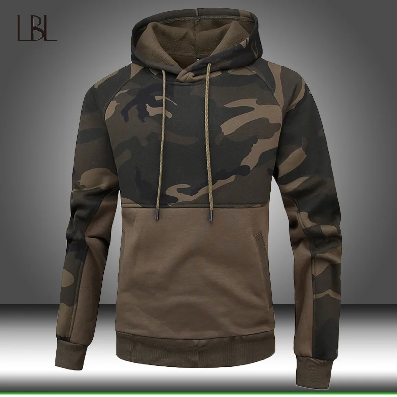 

Men Hoodies Sweatshirt Autumn Military Camouflage Hooded Mens Sportswear Casual Jacket Male Pullover Coat 2019 New Winter Hoody