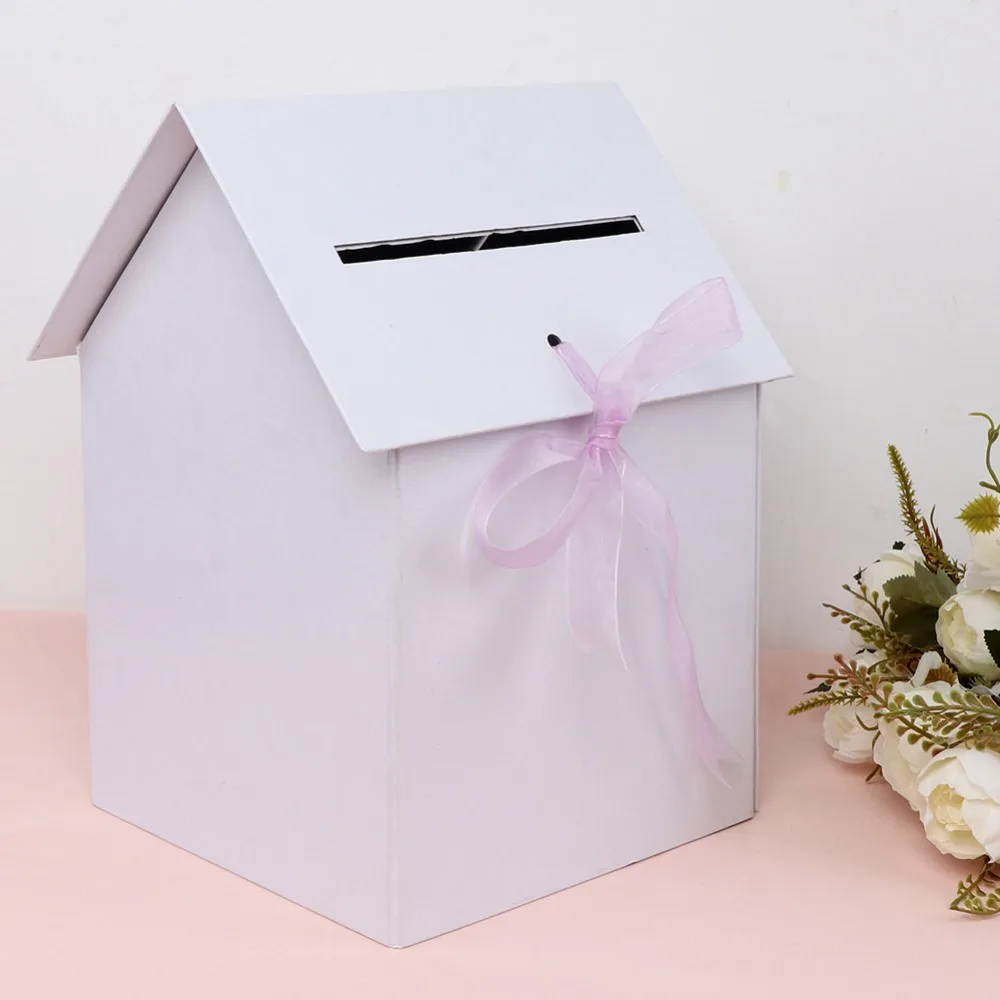 OurWarm Свадебная подарочная коробка для карт DIY коробка для бумажных денег Свадебная вечеринка Сувениры советы коробки для карточек свадебный душ принадлежности для дня рождения