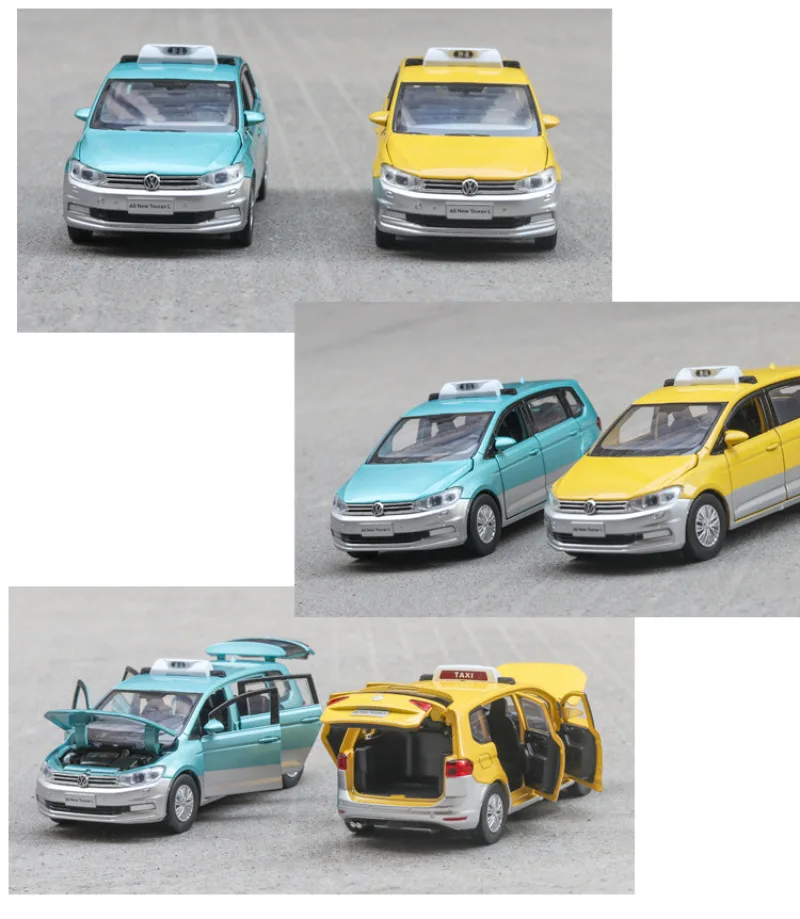 WHZ SKU13008 моделирование 1:32 такси звук и светильник детская игрушка модель автомобиля