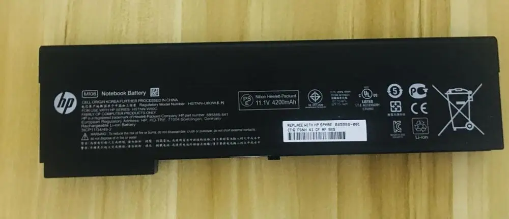 Новая Подлинная батарея для HP EliteBook 2170p серии H4A44AA HSTNN-OB3L HSTNN-UB3W HSTNN-W90C HSTNN-YB3L 14 8 V 44WH |