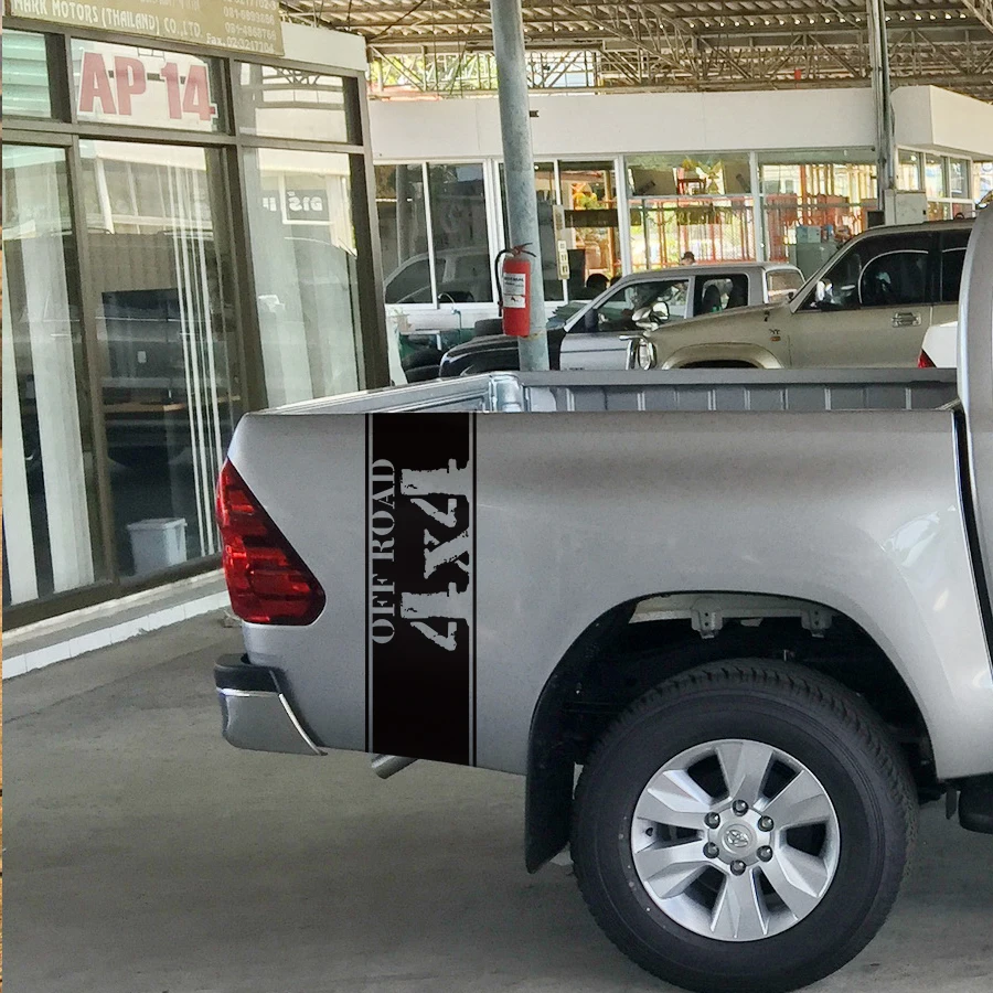 Автомобильные аксессуары 2 шт. в том числе правый и левый 4x4 внедорожный пикап коробка кровать автомобиля стикер