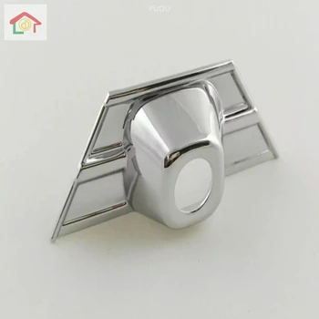 

For Toyota RAV4 RAV 4 2016-2018 ABS Chrome Front Camera Cover Head Grille Frame Trim ABS Chrome Stickers Car-Styling Accessories
