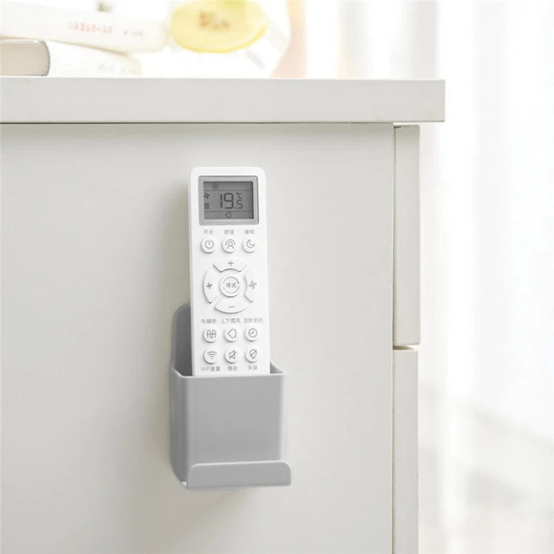 Free Punch Wall Hanging Remote Control Home Bedroom Remote Control Shelf Durable  Practical Simple Mini Portable Lazy