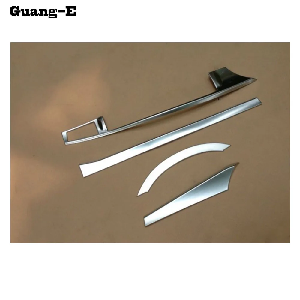 Car Cover Stick ABS Chrome Armrest Storage Glove Box Front Trim Lamp Meter Panel 4pcs For Toyota Corolla Altis
