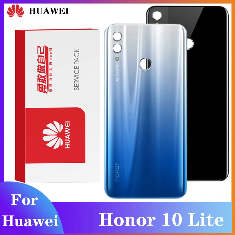 Оригинальный задний корпус Замена для HUAWEI Honor 10 Lite задняя крышка батарея Huawei