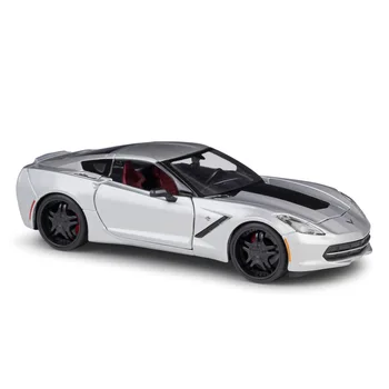 

1 24 Chevrolet Corvette 2014 Stingray Alloy Diecast Model Cars Simulation Miniature Cars Metal Collection Toys Mini Car Home