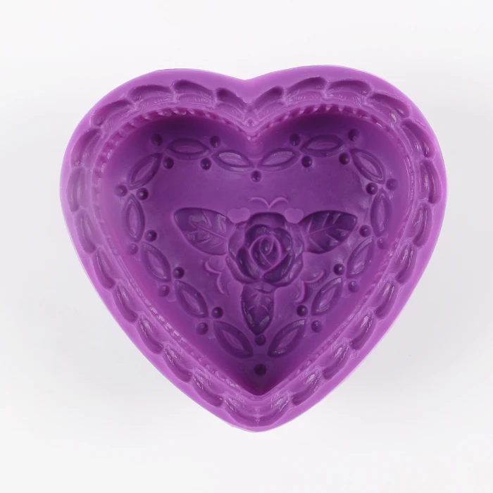 3D Flower Shaped Silicone Soap Mould DIY Handmade Candle Cake Baking Soap Moulds Mold Kitchen Tools