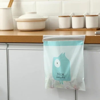 

15pcs Portable Hanging Car Trash Bag Office Kitchen Self-adhesive Garbage Bags Disposable Biodegradable Garbage Bag Hot Sale