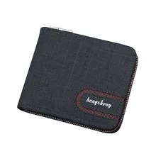 

Men's Canvas Handbag Multifunctional Casual Buckle Zipper Wallet